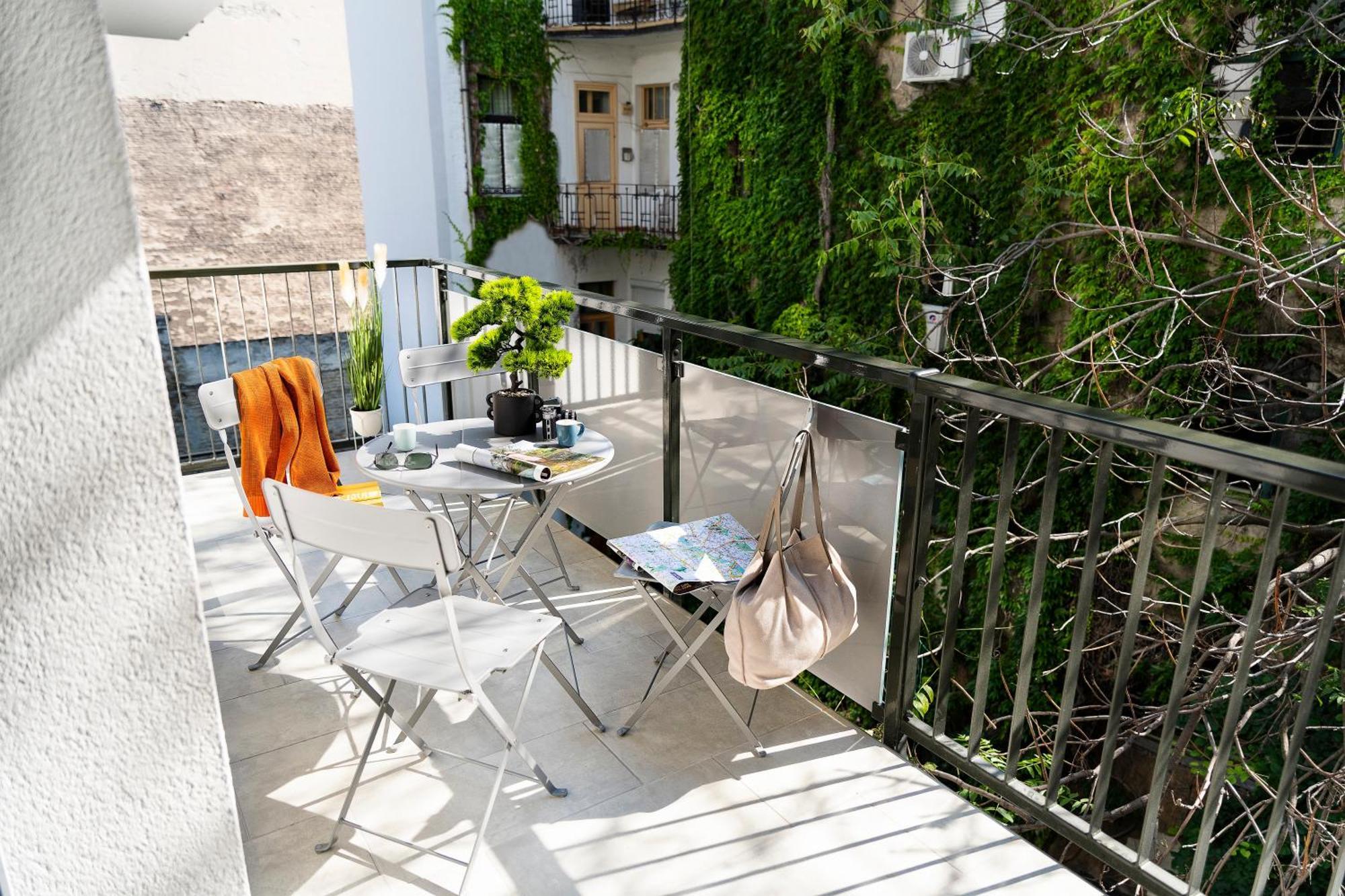 Off-Site One-Bedroom Apartment Balcony
