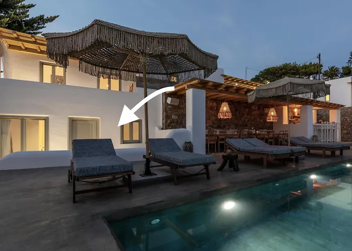 Trinity Mykonos - Beachfront Villa