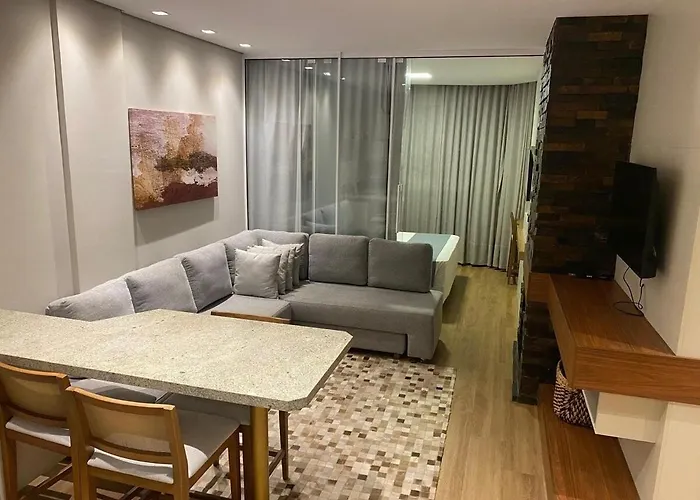 Novo Studio 506 - Hidro, Lareira e Piscina Quente