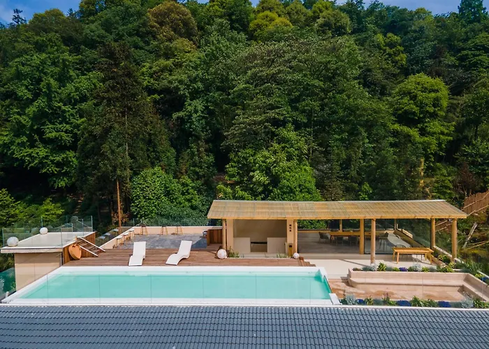 Twilight Cloud Spring Tree Private Hot Spring Homestay Bifengxia Panda Base Store