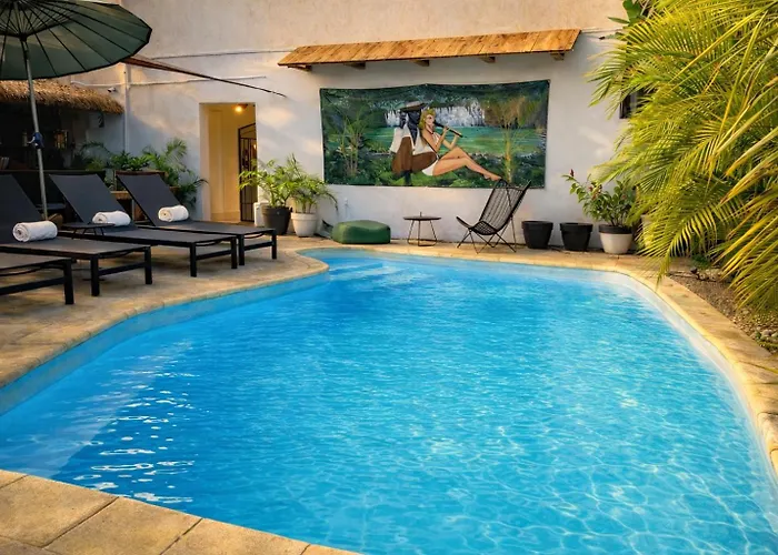 Sous Le Badamier Quiet Boutique Hotel With Pool Near Grand Baie