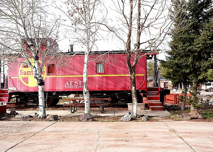 Historic Rail Caboose On Route 66