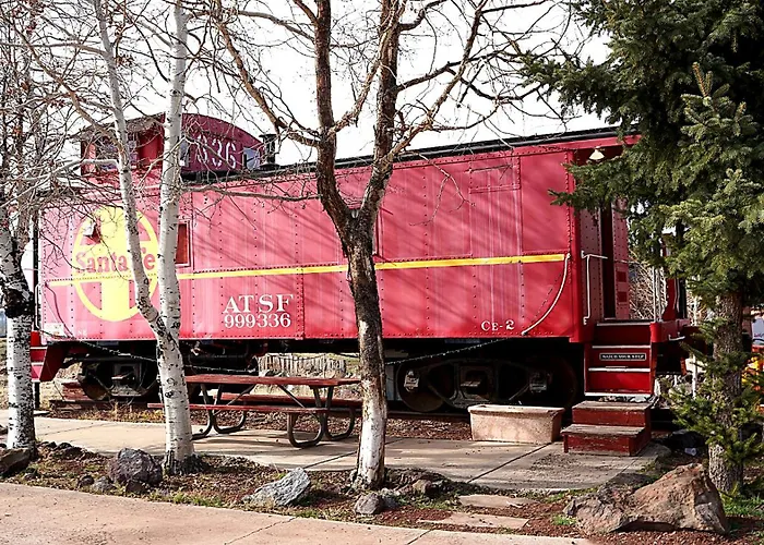 Historic Rail Caboose On Route 66