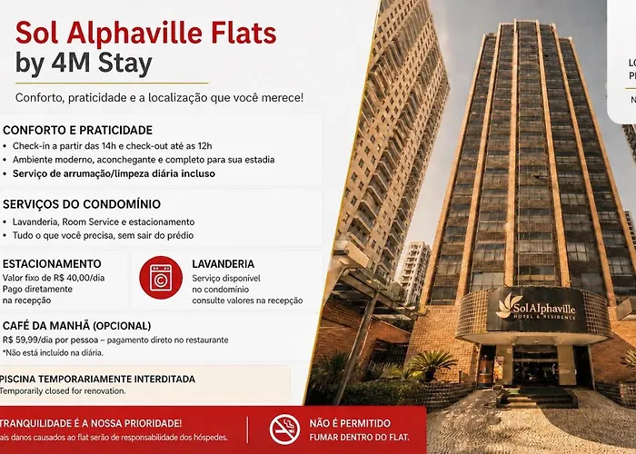 Sol Alphaville By 4M Stay - Conforto E Localizacao