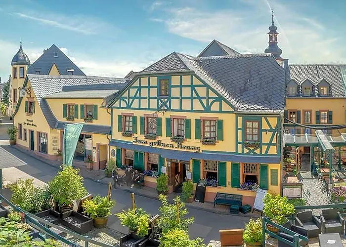 Weinhotel Des Riesling Zum Gruenen Kranz