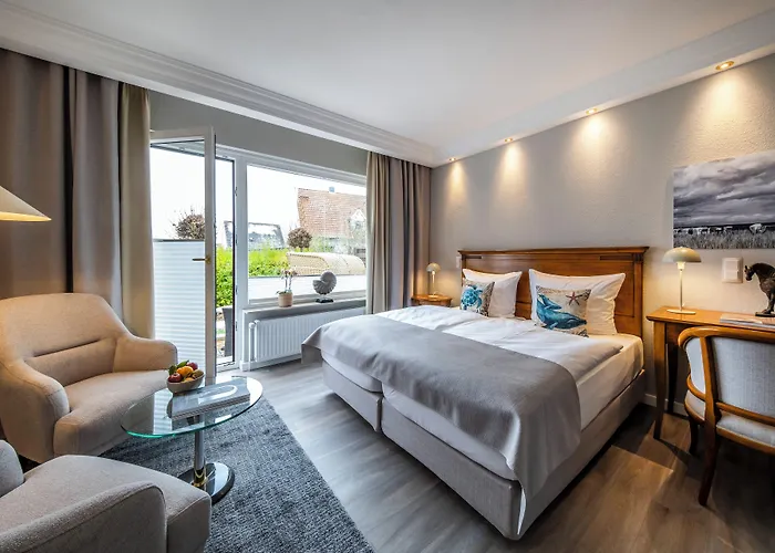 Büngers Apartment-Hotel mit Gartensauna - modern, gemütlich und strandnah
