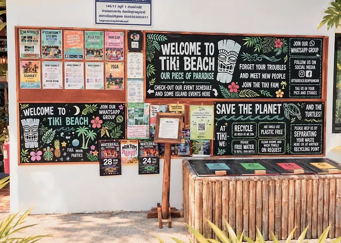 Tiki Beach Koh Phangan Beach Restaurant Bar And Coworking (Adults Only)
