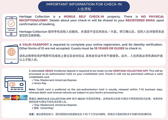 Heritage Collection On Boat Quay - Quayside Wing - Mobile App Check-In